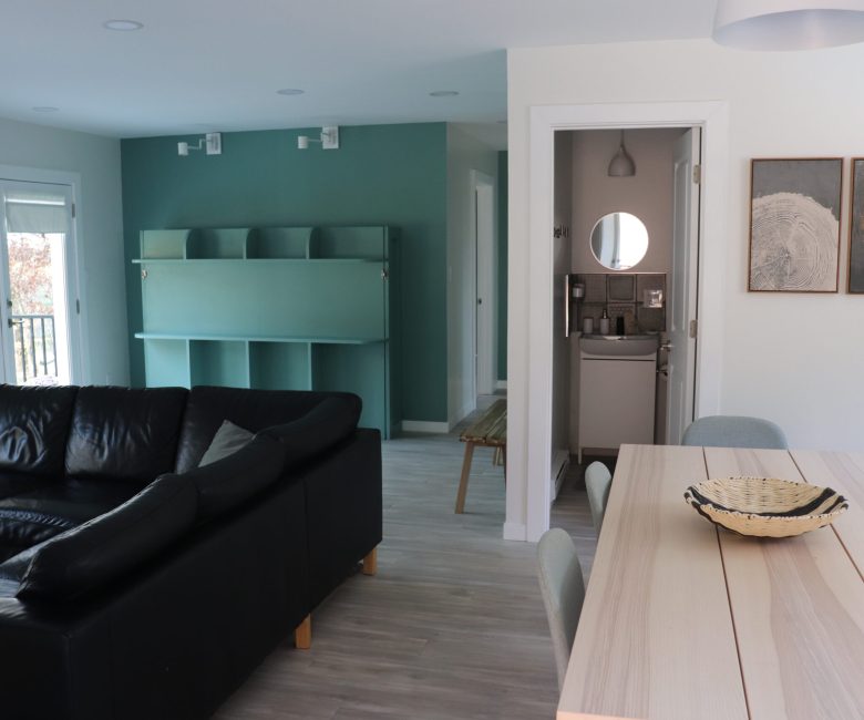 Dining Table and Living Room